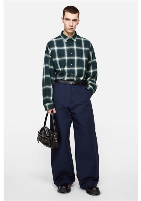camicia button-up uomo navy ACNE STUDIOS | BB0632AV7